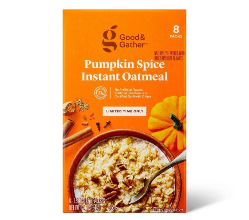 PUMPKIN SPICE INSTANT OATMEAL