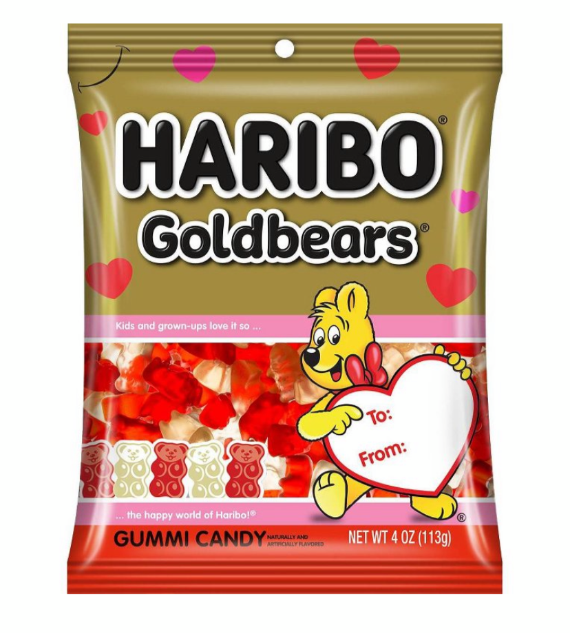 Haribo Valentines Day Goldbears Gummi Candy