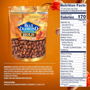 Blue Diamond Bold Habanero Bbq Almonds