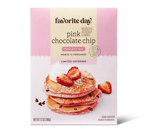 Pink Chocolate Chip Pancake Mix