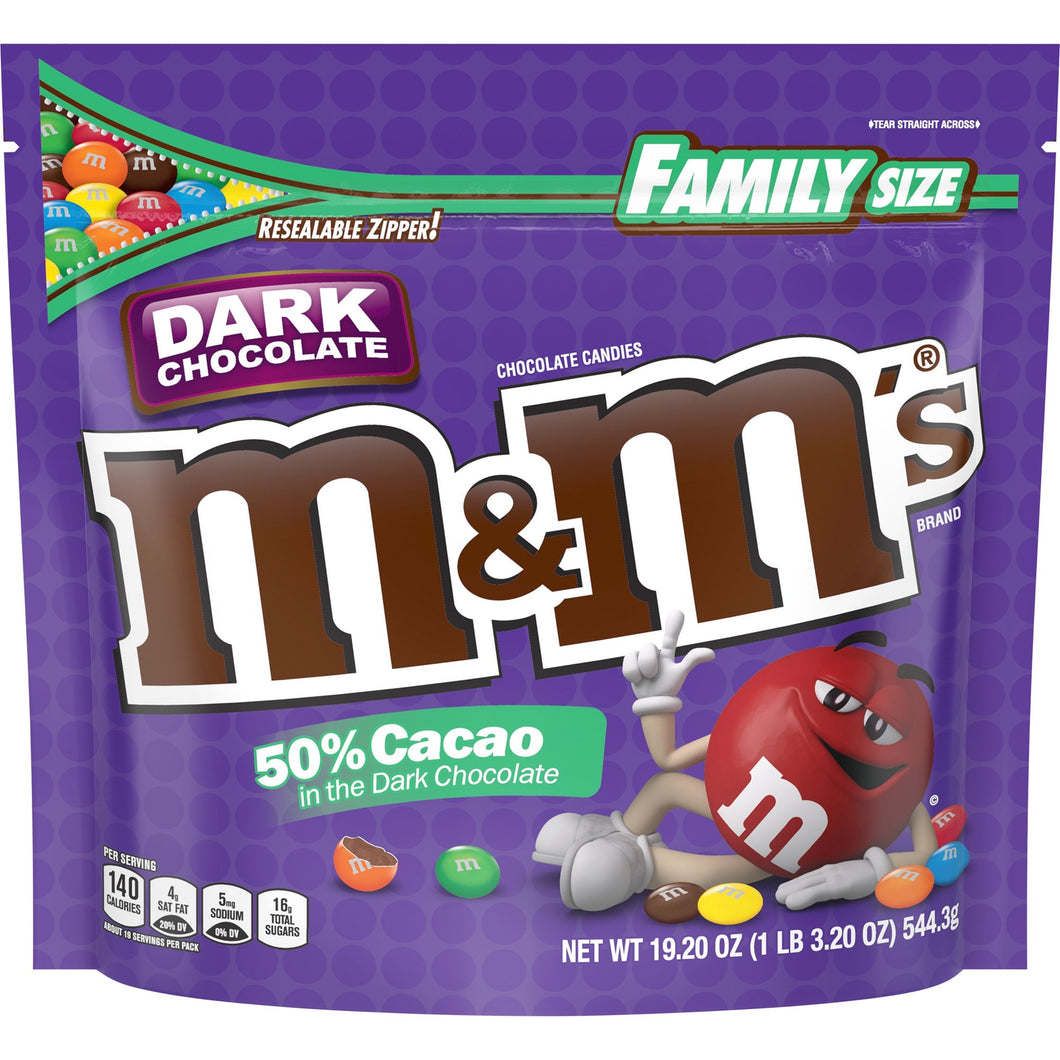 M&M’S DARK CHOCOLATE FAMILY SIZE