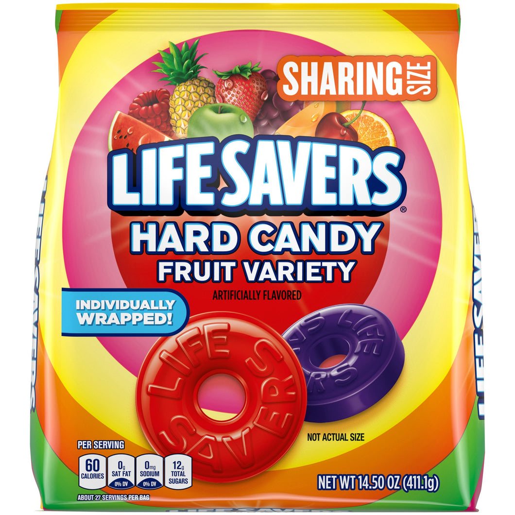Life Savers Hard Candy Sharing Size