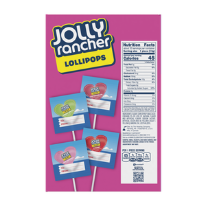 Jolly Rancher Valentine’s Assorted Flavor Candy Lollipops