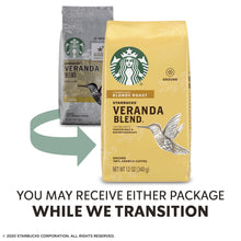 Cargar imagen en el visor de la galería, Starbucks Veranda Blend Blonde Roast Ground Coffee
