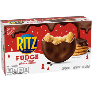 Christmas Ritz Chocolate Fudge Covered