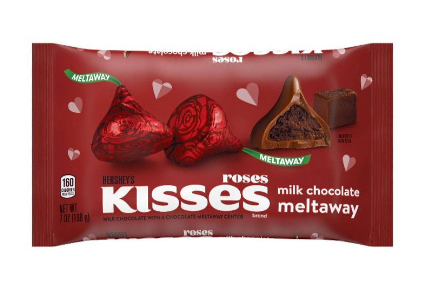 Kisses Rose’s Milk Chocolate Meltaway