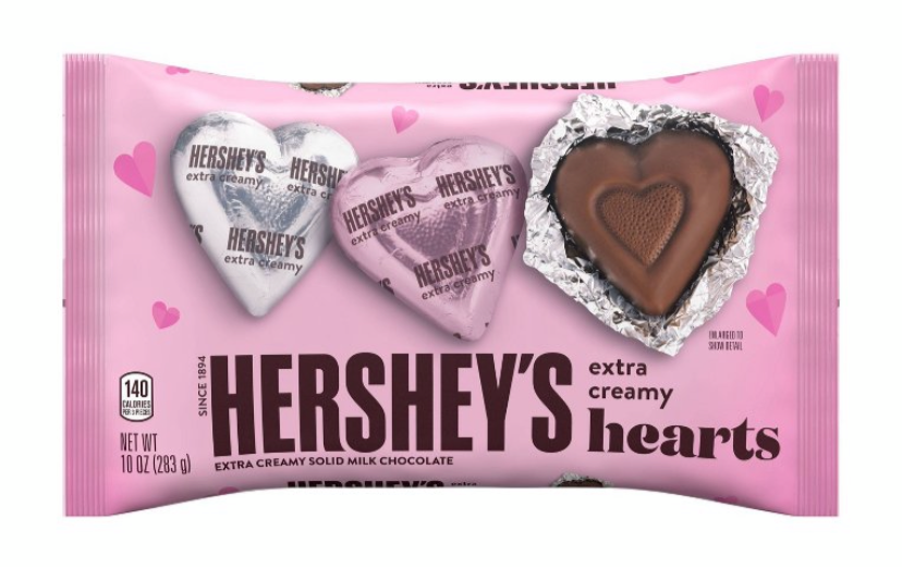 Hershey’s Extra Creamy Milk Chocolate Hearts