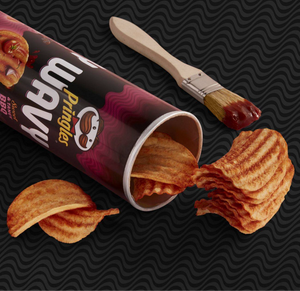 PRINGLES WAVY SWEET AND TANGY BBQ