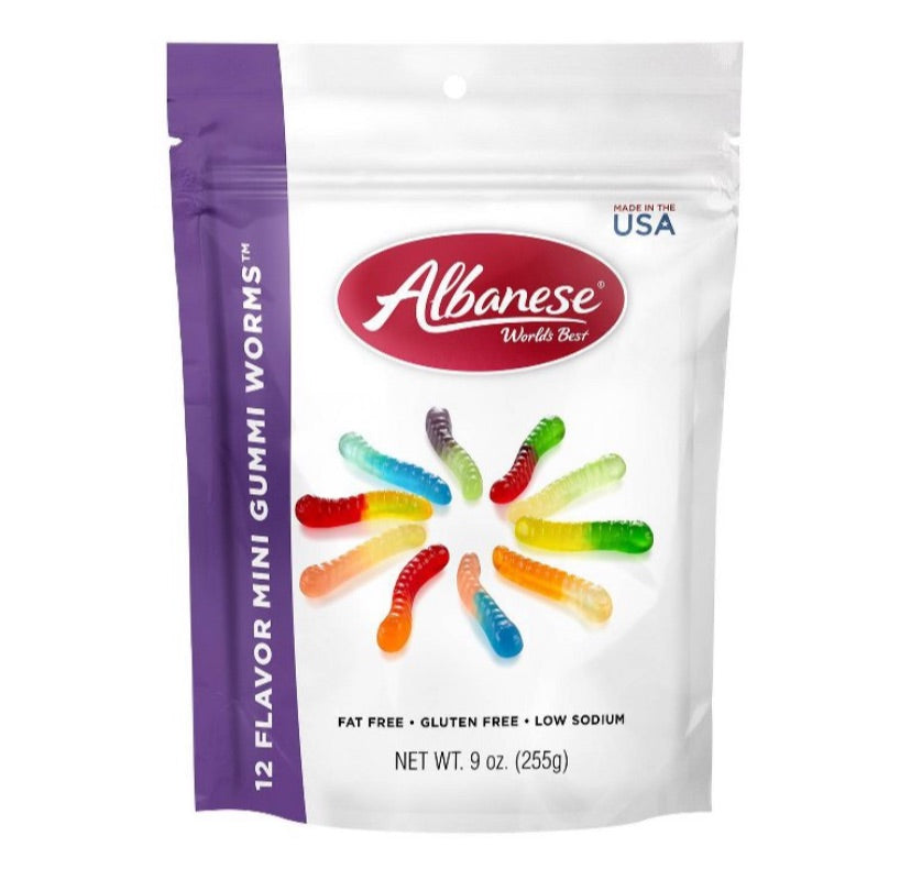 Albanese World Best 12 Flavor Gummy Worms