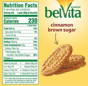 Belvita Cinnamon Brown Sugar