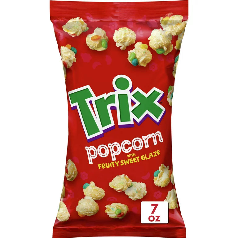 TRIX POPCORN WITH FRUITY SWEET GLAZE