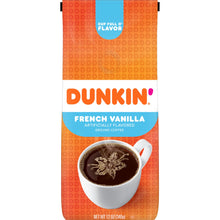 Cargar imagen en el visor de la galería, Dunkin French Vanilla Ground Coffee
