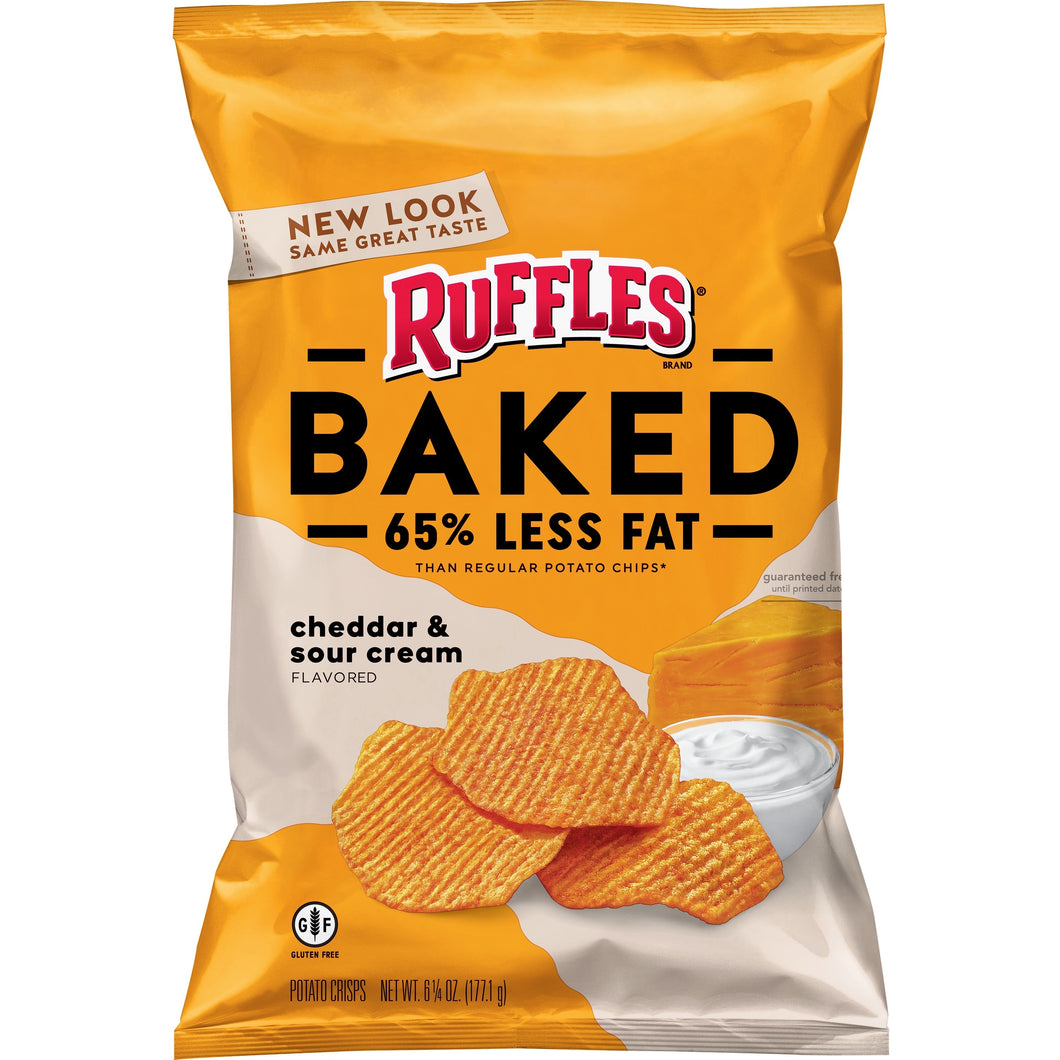 RUFFLES BAKED CHEDDAR & SOUR CREAM