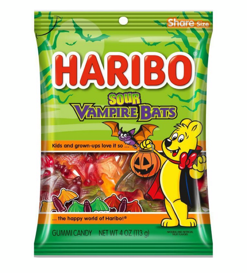 Haribo Halloween Sour Vampire Bats