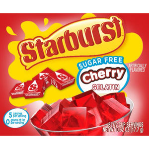 STARBURST SUGAR FREE CHERRY GELATIN