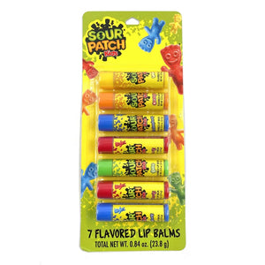 SOUR PATCH 7 FLAVORED LIP BALMS