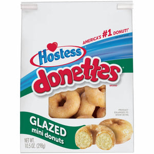 HOSTESS DONETTES MINI GLAZED DONUTS