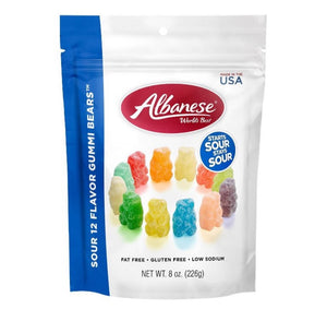 Albanese World Best 12 Sour Flavor Gummies