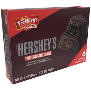 Mrs. Freshley’s Deluxe Hersheys Triple Chocolate Cakes