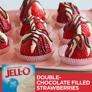 JELL-O WHITE CHOCOLATE PUDDING AND PIE FILLING SUGAR FREE