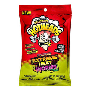 WARHEADS HOTHEADS TROPICAL EXTREME HEATS WORMS