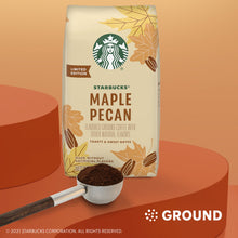 Cargar imagen en el visor de la galería, STARBUCKS MAPLE PECAN MEDIUM ROAST GROUND COFFEE
